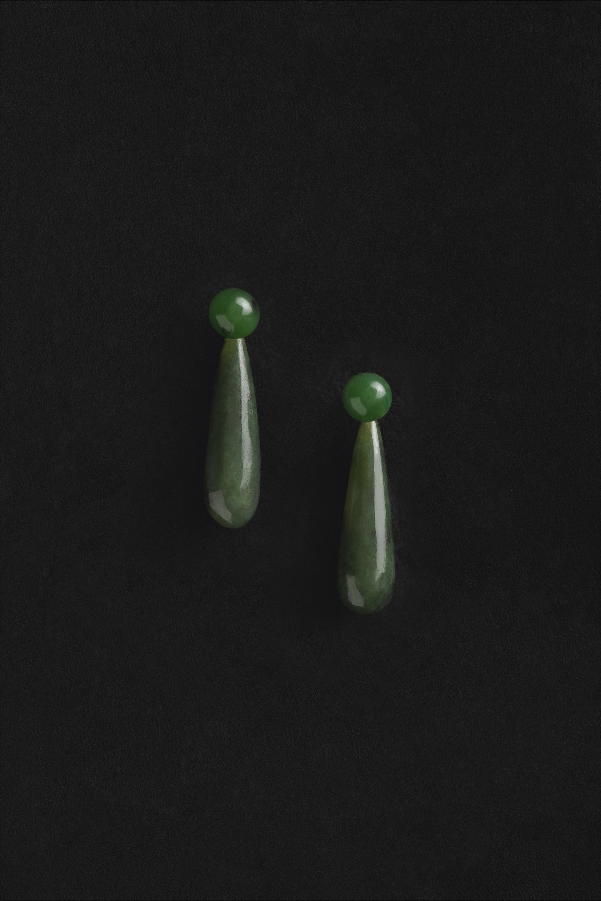 SMALL ANGELIKA EARRINGS IN JADE