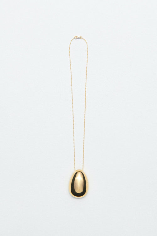 18K GOLD EGG PENDANT