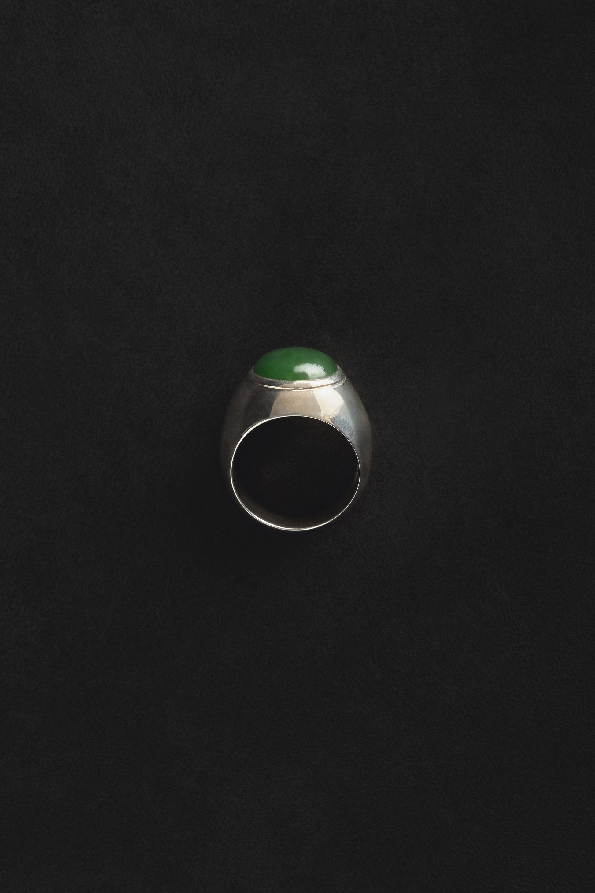 LARGE JADE DEREN RING