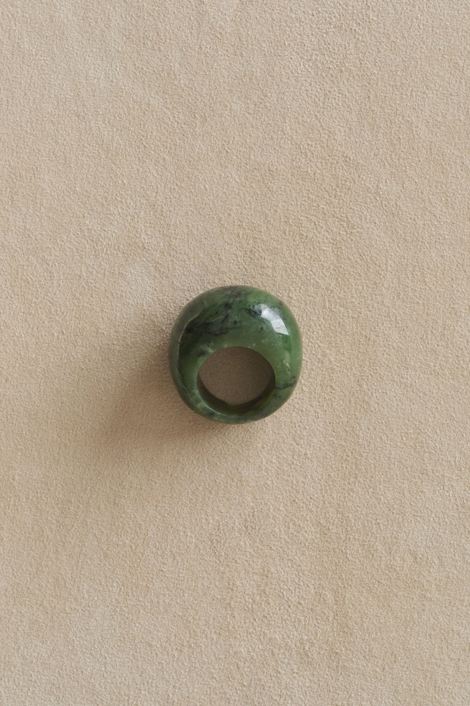 JADE DONUT RING