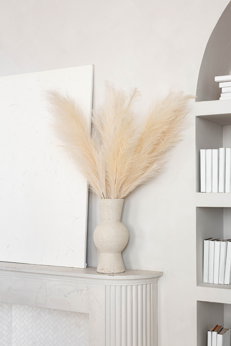 PAMPAS GRASS SIZE LARGE COLOUR CREAM ARTIFICIAL FAUX
