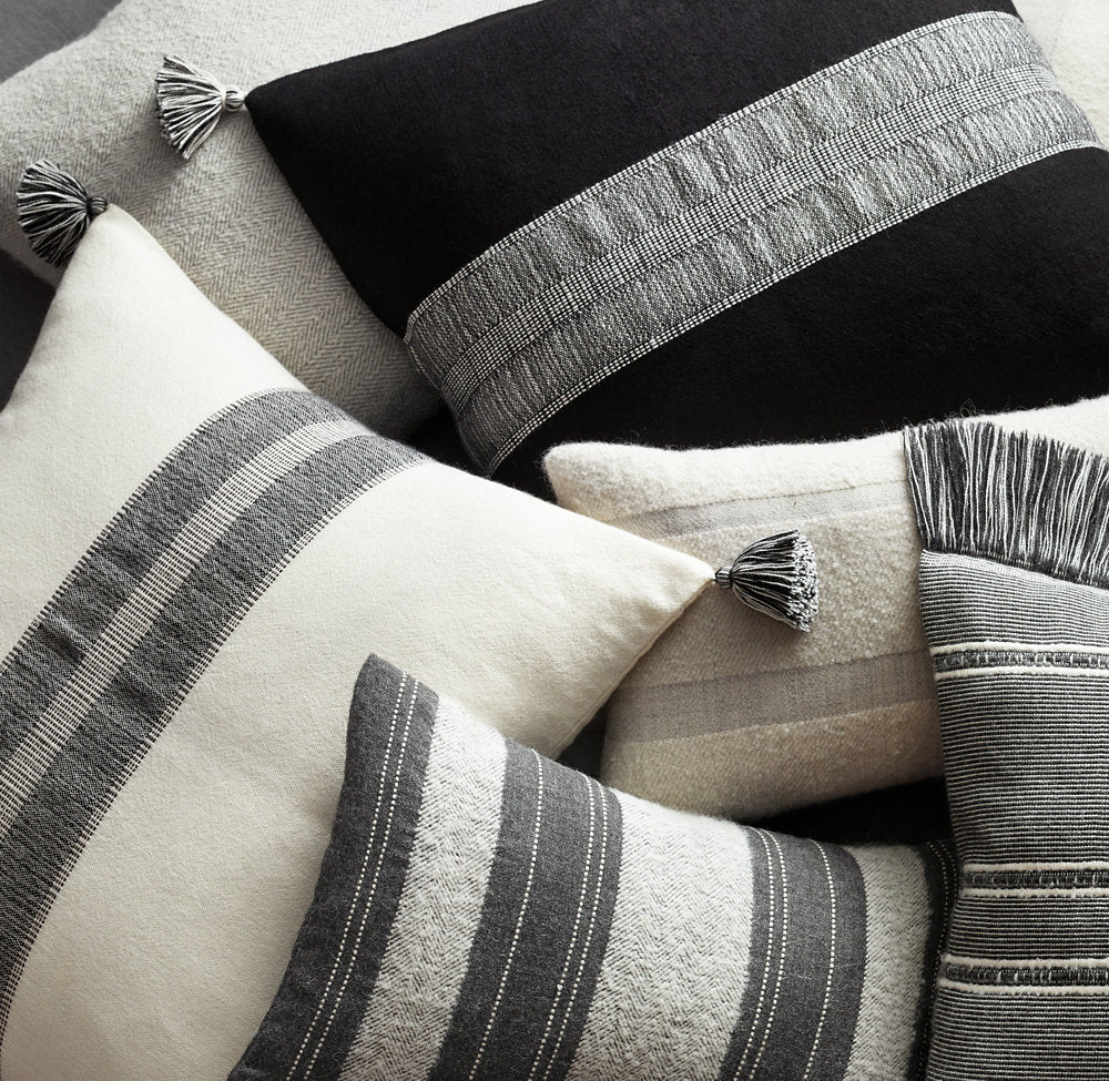 ALPACA BOUCLÉ TEXTURED STRIPE SHAM