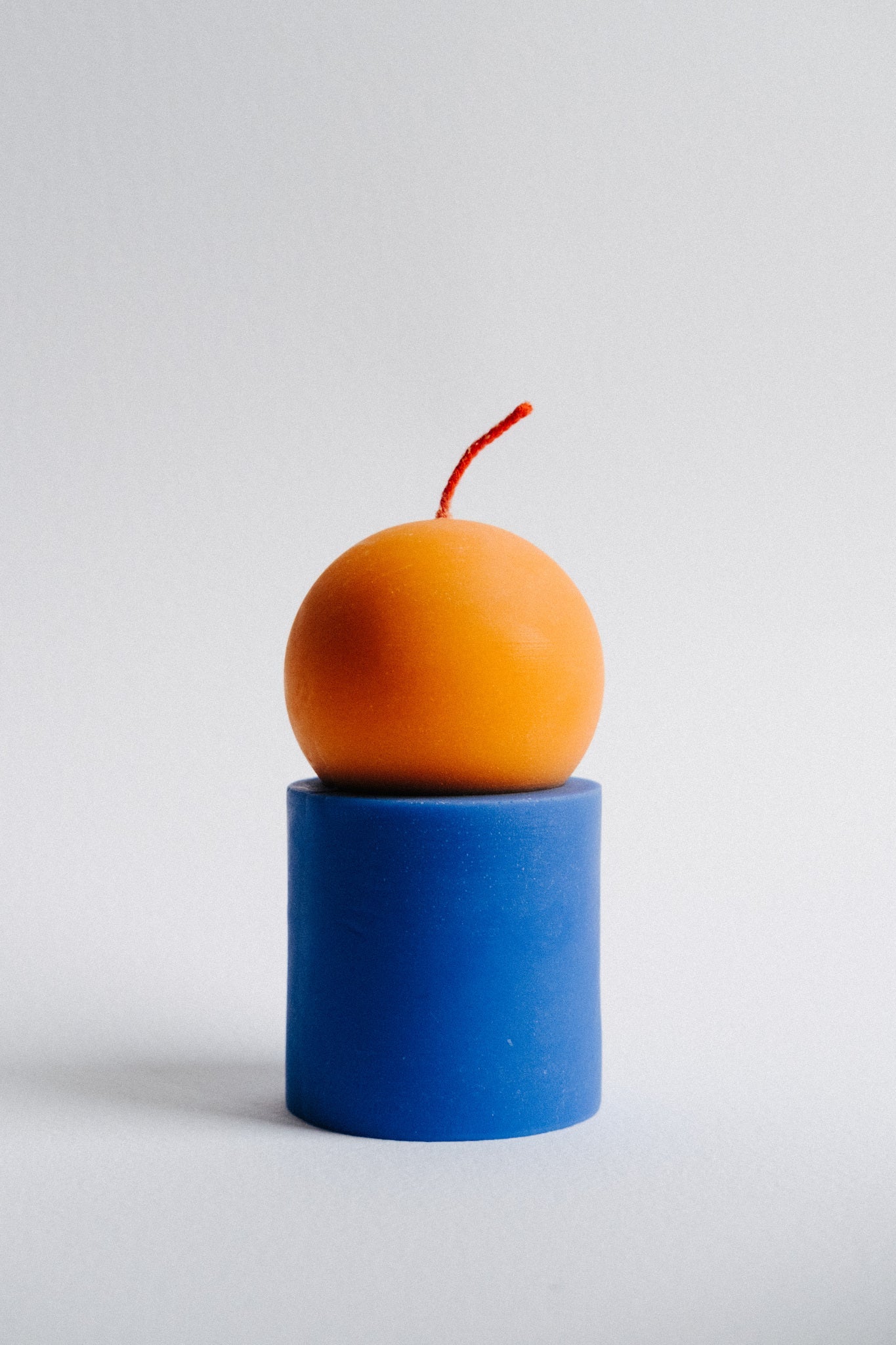 Lulu Candle orange-blue