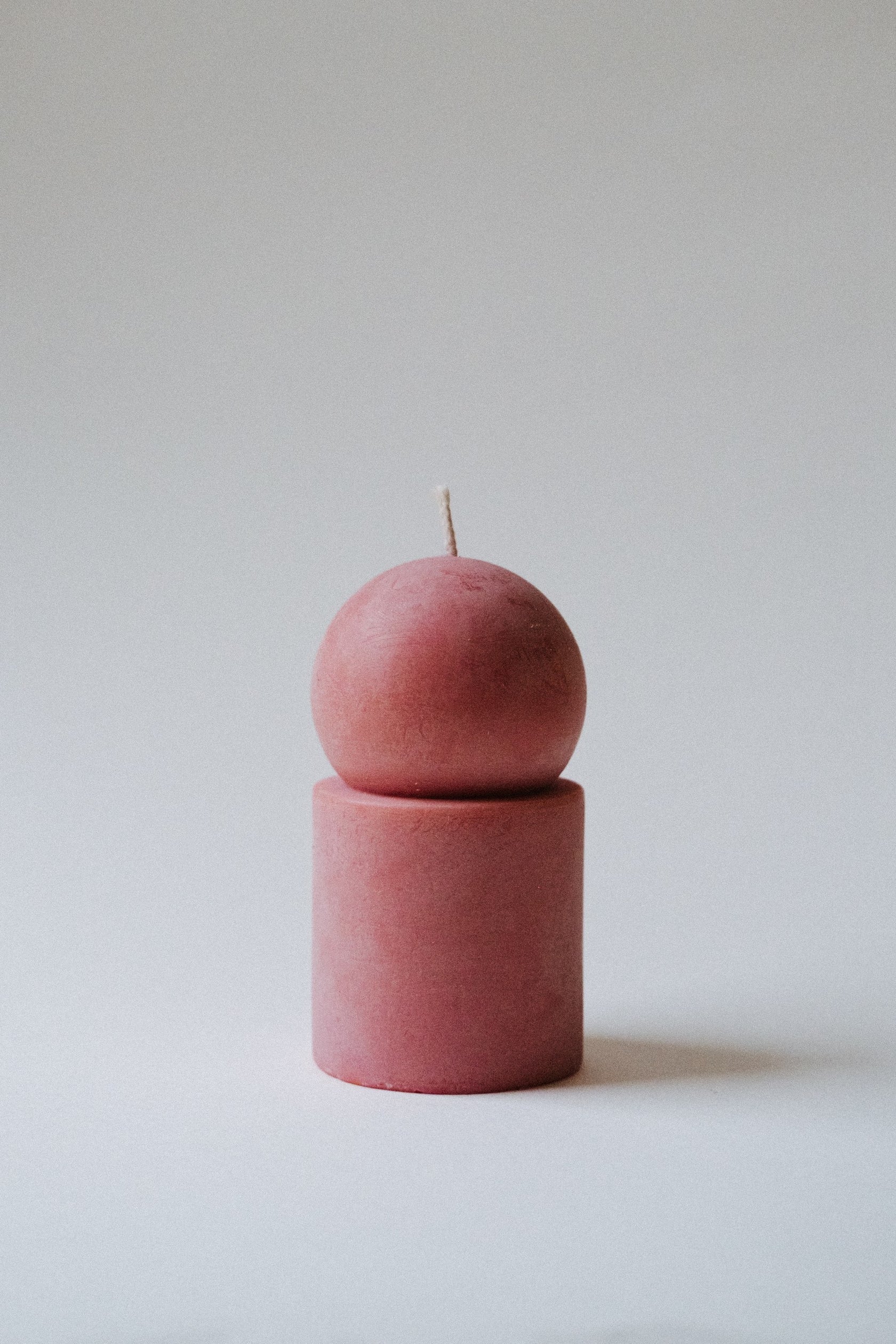 Lulu Candle dark pink