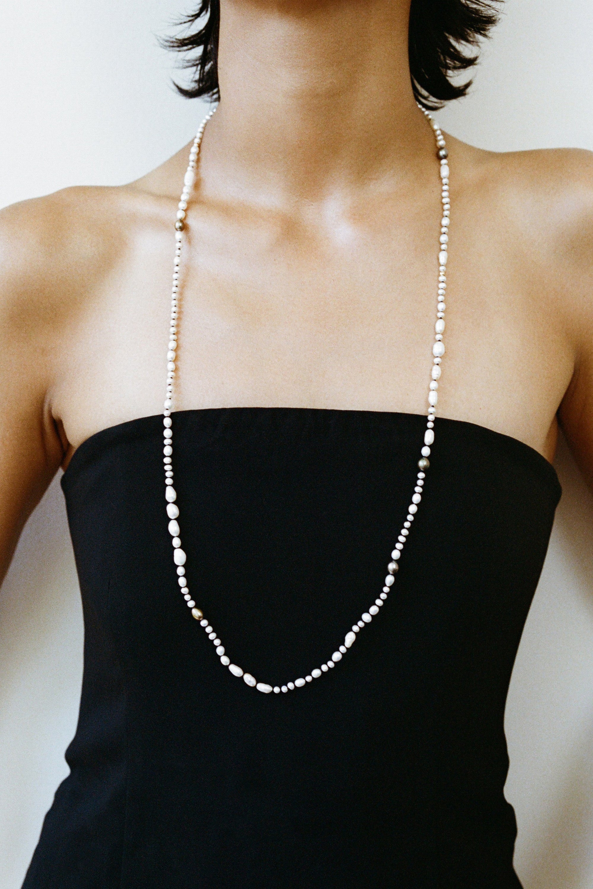 MERMAID PEARL NECKLACE 30IN