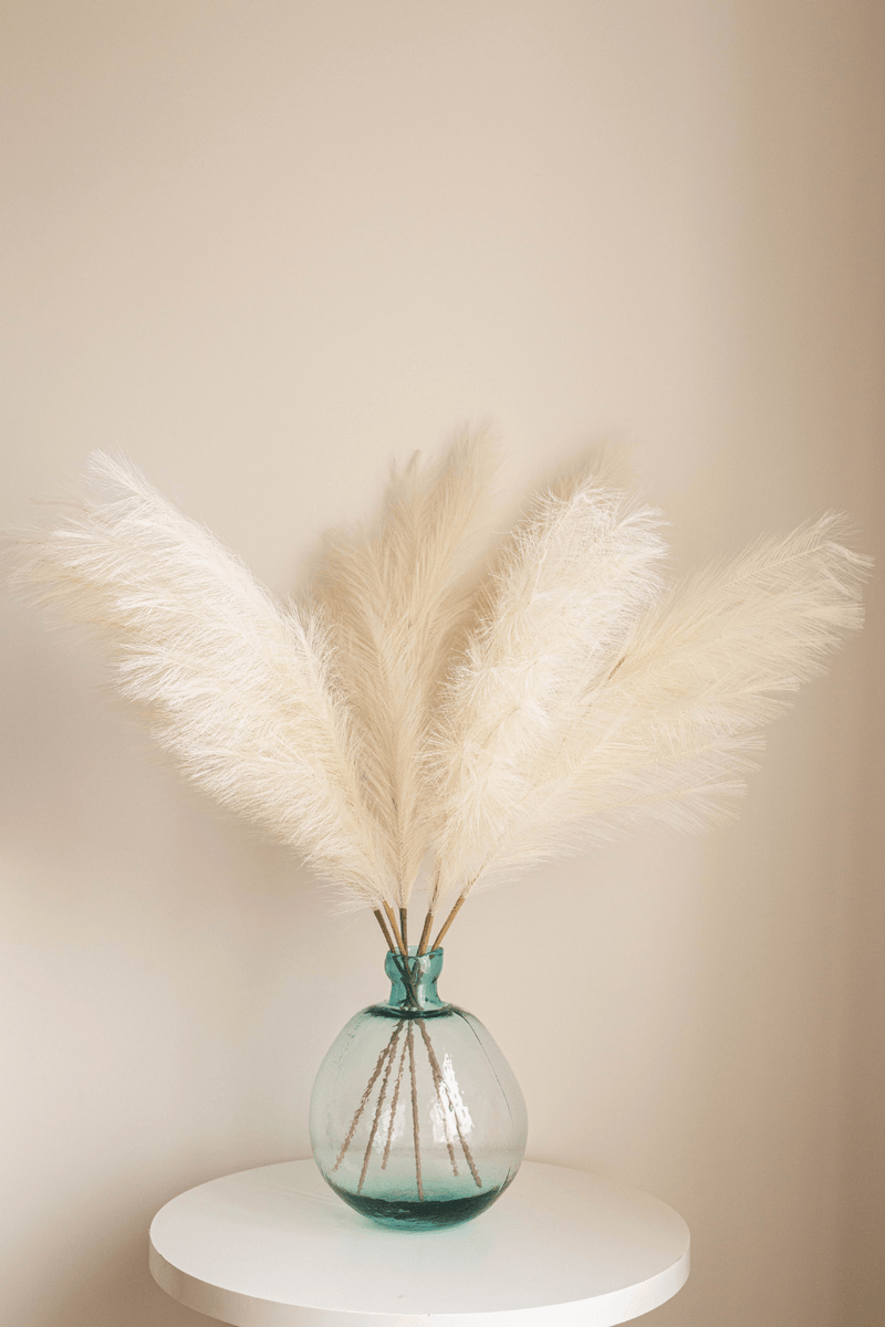 PAMPAS GRASS SIZE LARGE COLOUR CREAM ARTIFICIAL FAUX