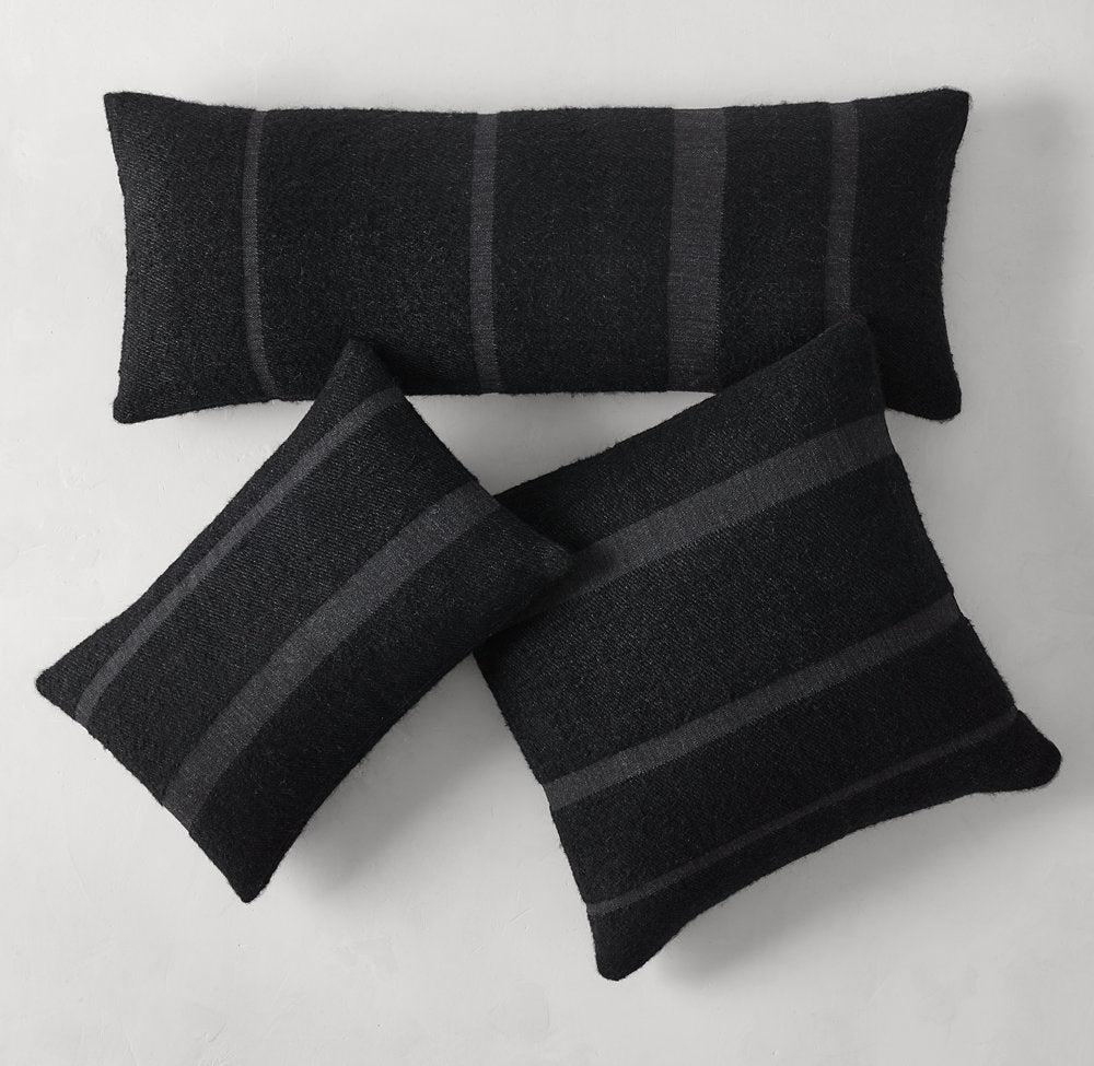 ALPACA BOUCLÉ TEXTURED STRIPE SHAM