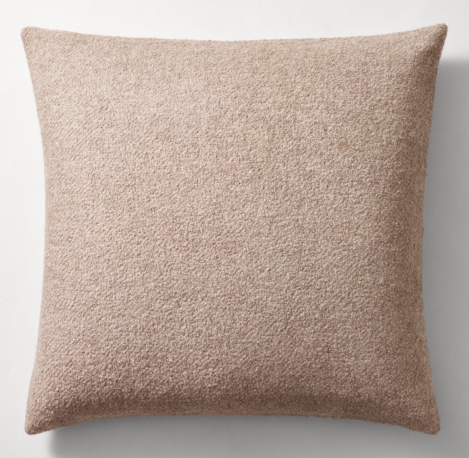 ALPACA & SILK FINE BOUCLÉ PILLOW COVER - SQUARE