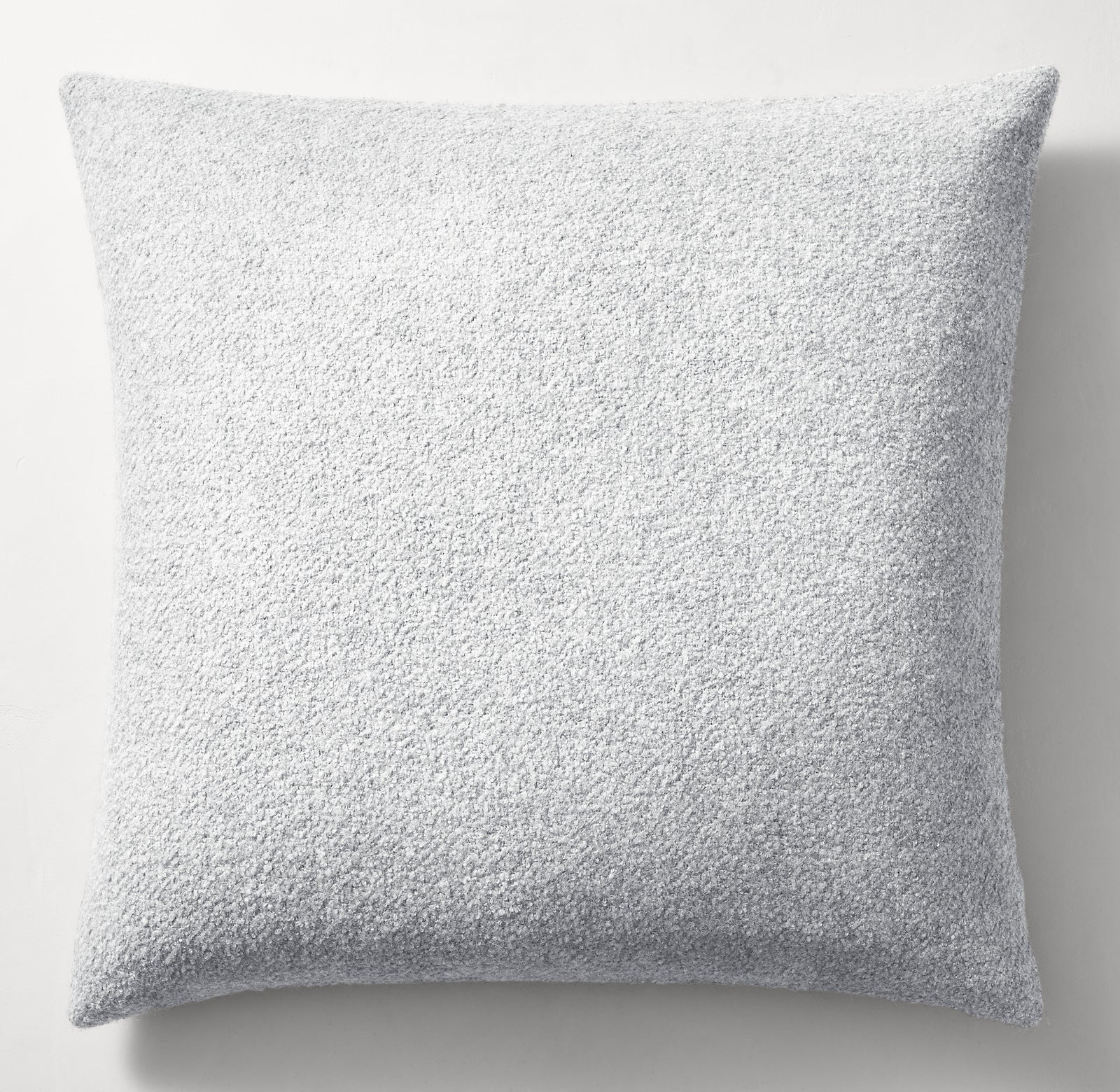 ALPACA & SILK FINE BOUCLÉ PILLOW COVER - SQUARE