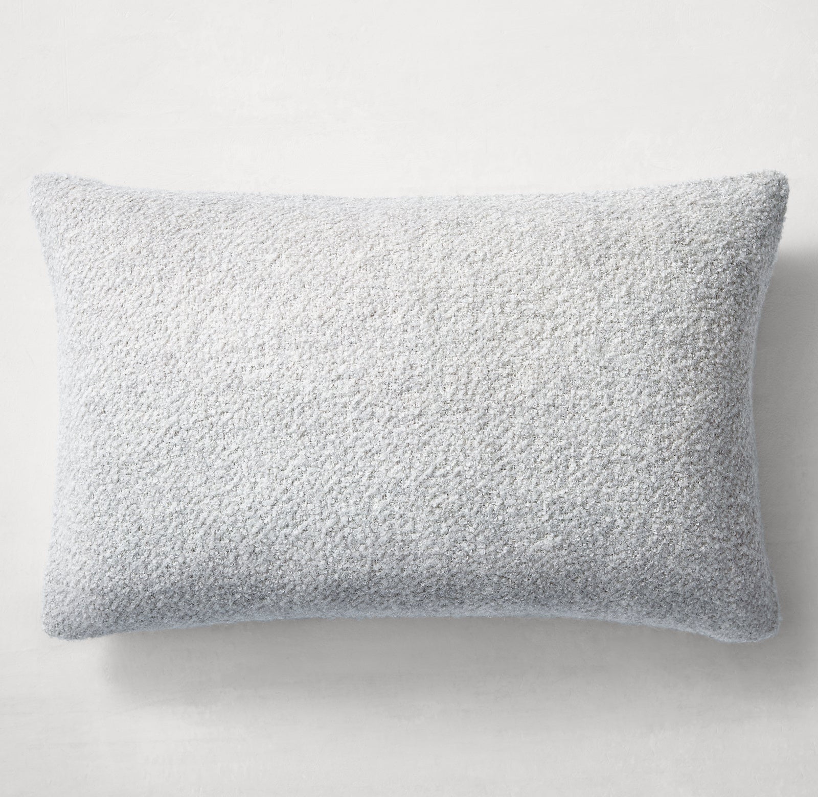 ALPACA & SILK FINE BOUCLÉ PILLOW COVER - LUMBAR