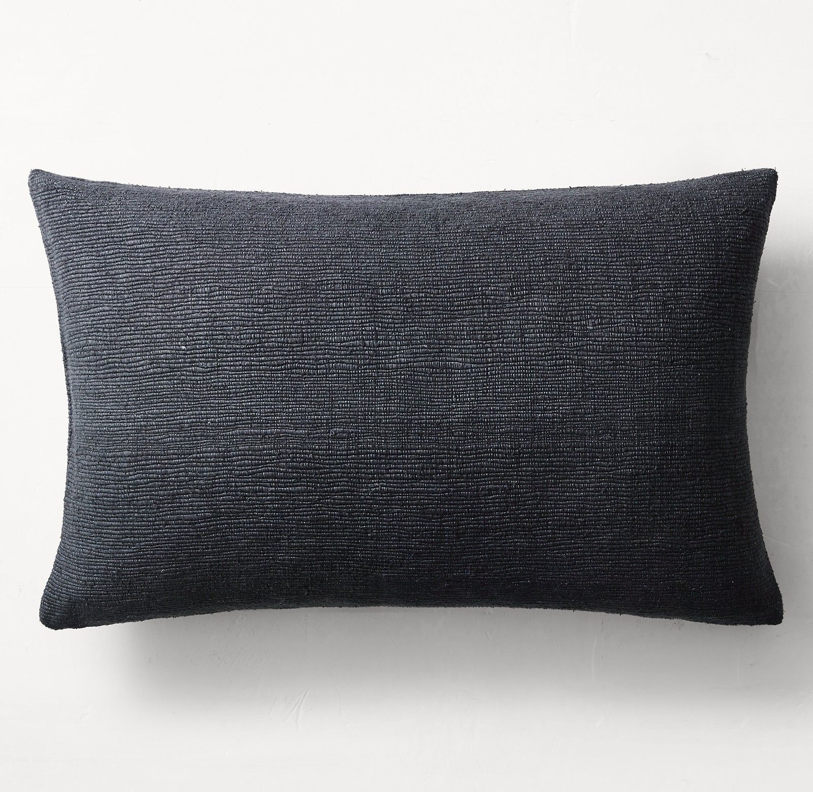 SETA RAW SILK FAILLE PILLOW COVER - LUMBAR